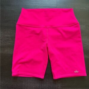 ALO Yoga Women's 7” High-Waisted  Biker Shorts